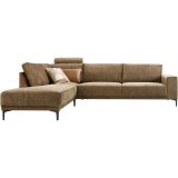 Hoekbank Clanton Brandy met HR schuim