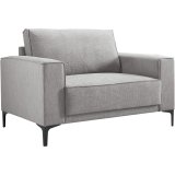 Loveseat Calira polyether zitting grey