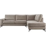 Hoekbank Totham bonellvering zitting grijs