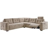 Hoekbank Moulti elektrische relaxfunctie HR schuim herb