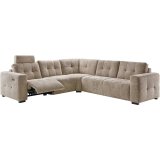 Hoekbank Moulti elektrische relaxfunctie HR schuim herb