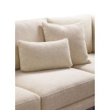 Hoekbank Aziri pocketveren met visco ecru