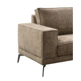 Hoekbank Andelo polyether met HR schuim en visco wood