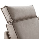 Hoekbank Barrio met relaxfunctie pocketvering met HR schuim in zitting cacao