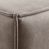 Hoekbank Barrio met relaxfunctie pocketvering met HR schuim in zitting cacao