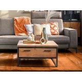 Salontafel Mesola 75 x 75 mango naturel