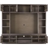 TV opzetkast Lavio 4 deurs 8 open vakken grafiet