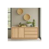 Dressoir Lavio 69 x 164 natural grey