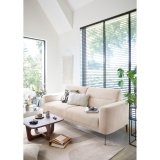 2,5 zitsbank Heria HR-schuim, naturel