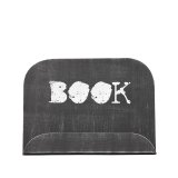 Kookboekstandaard zwart metaal, 27x14x20 cm