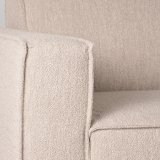 Hoekbank Kay schuim zitting naturel