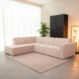 Hoekbank Kay Naturel schuim zitting naturel