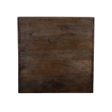 Tafelblad 70x70 Mangohout Espresso