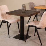 Tafelblad 70x70 Mangohout Espresso