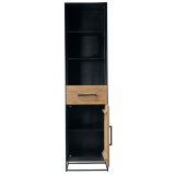 Boekenkast Vinito 193 x 49 eiken fineer naturel