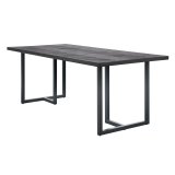 Eettafel Vinito 190 x 95 eiken fineer zwart