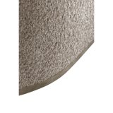 Hoekbank Pantini pocketvering met traagschuim in taupe