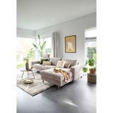 Hoekbank Totham elektrische relaxfunctie pocket+bonelvering met traagschuim in taupe