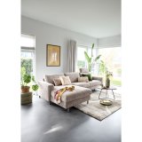 Hoekbank Totham elektrische relaxfunctie pocket+bonelvering met traagschuim in taupe