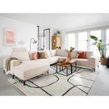 Hoekbank Calira HR schuim Naturel