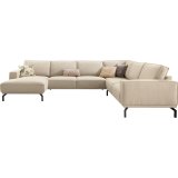 Hoekbank Alburg HR koudschuim in beige